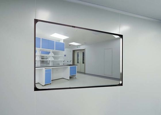 comprar Panel de visión de 5 mm de doble capa de vidrio templado con montaje a chorro Ventanas de sala limpia online manufacture