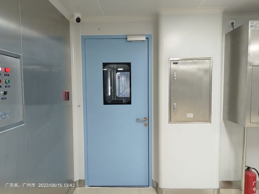 comprar Puerta de acero hermética de cuarto limpio Puerta oscilante de acero para laboratorio de hospital online manufacture