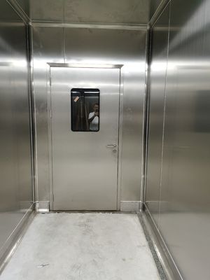 comprar GMP 304 de acero inoxidable Puertas de cuarto limpio Puertas de entrada de swing de metal para el hospital online manufacture