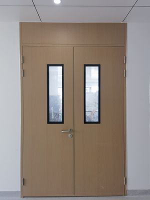 comprar Puerta giratoria de cuarto limpio de color blanco/azul con aislamiento térmico para prevenir el polvo online manufacture