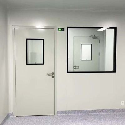 comprar Puertas limpias de acero galvanizado, puertas sanitarias con ventana de cristal online manufacture