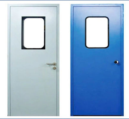 comprar Puertas giratorias automáticas de cuarto limpio de 50 mm de espesor de acero inoxidable Puertas interiores del hospital online manufacture