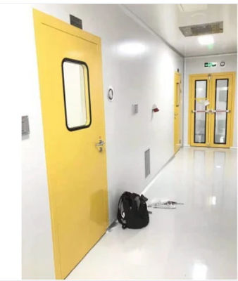comprar 1.0mm Cuadro de acero galvanizado puertas giratorias de cuarto limpio para laboratorio hospital taller online manufacture