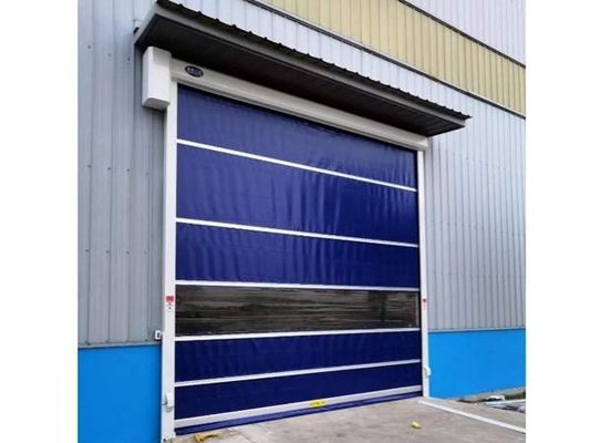 comprar Puerta automática de persiana de PVC de rodadura rápida acceso a alta velocidad Protección contra el polvo y el viento online manufacture
