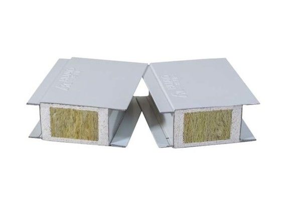 comprar Resistente al fuego MGO Panel de lana de roca Materiales de aislamiento Tablero paneles de sándwich de lana de roca Planta de aislamiento Lana mineral para la construcción de salas limpias online manufacture