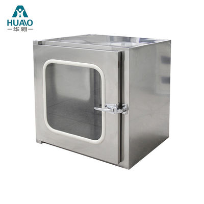 comprar Acero inoxidable 304 Ventana de transmisión Interbloqueo Caja de paso con lámpara UV Dimensiones internas online manufacture