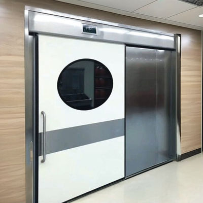 Puerta médica automática Puerta de la sala limpia farmacéutica manual simple o doble
