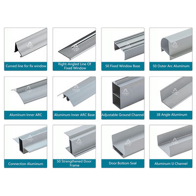 Sala limpia modular Profiles de aluminio a prueba de fuego de ingeniería limpia